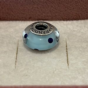 Pandora Blue Polka Dot Charm